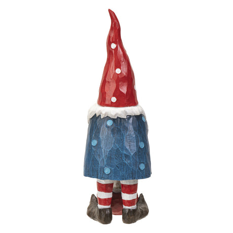 9.8" Gnome Statue - Gnome on Mushroom - Magick Magick.com