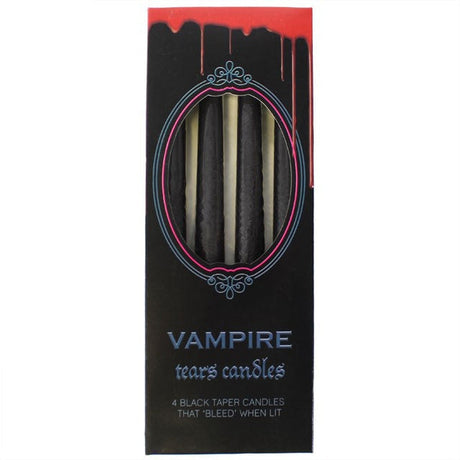 9.8" Vampire Tears Taper Candles (Pack of 4) - Magick Magick.com