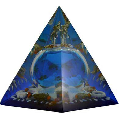 Acrylic Pyramid Large 5'' (Colors/Design May Vary) - Magick Magick.com