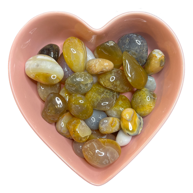 Agate Tumbled Stone Natural Gemstone - One Stone - Magick Magick.com