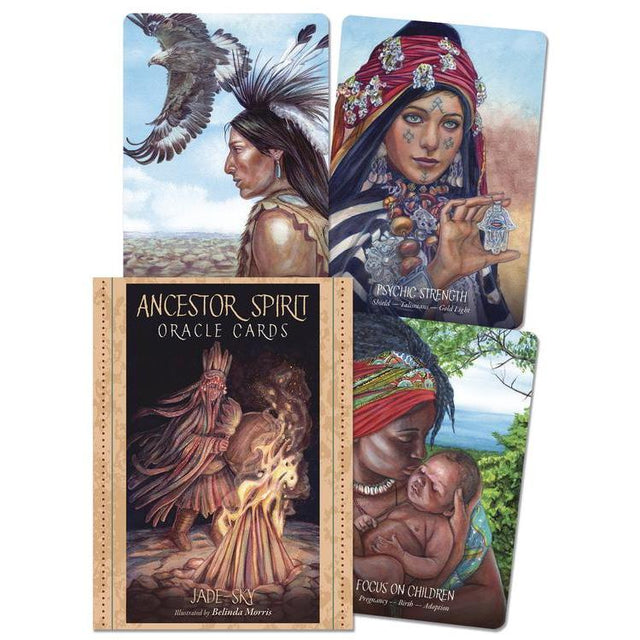 Ancestor Spirit Oracle Cards by Jade Sky, Belinda Morris - Magick Magick.com