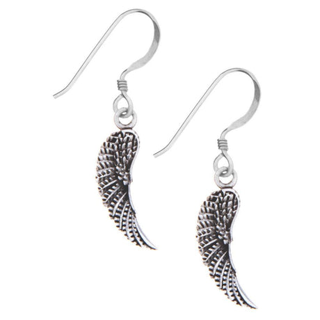 Angel Wing Sterling Silver Earrings - Magick Magick.com