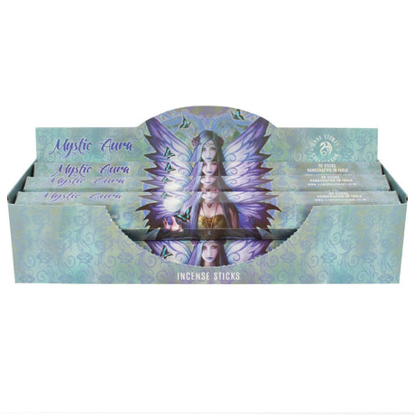 Anne Stokes Incense Sticks Display - Mystic Aura (6 Packs of 20 Sticks) - Magick Magick.com