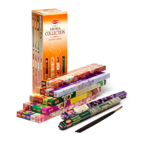 Aroma Collection HEM Incense Sticks (Box of 25 Packs) - Magick Magick.com