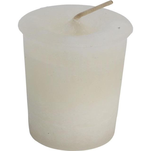 Astral Journeys Herbal Reiki Charged Votive Candle - Cream - Magick Magick.com