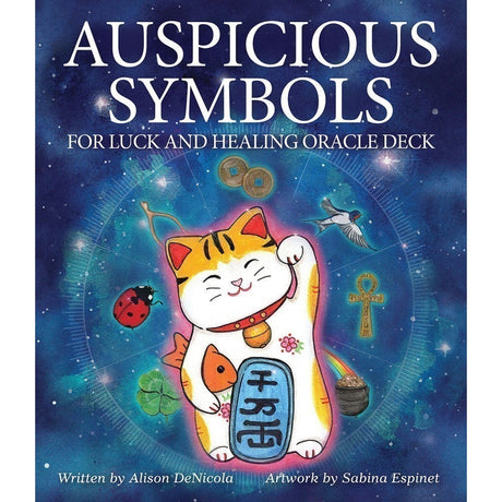 Auspicious Symbols for Luck and Healing Oracle Deck by Alison DeNicola, Sabina Espinet - Magick Magick.com