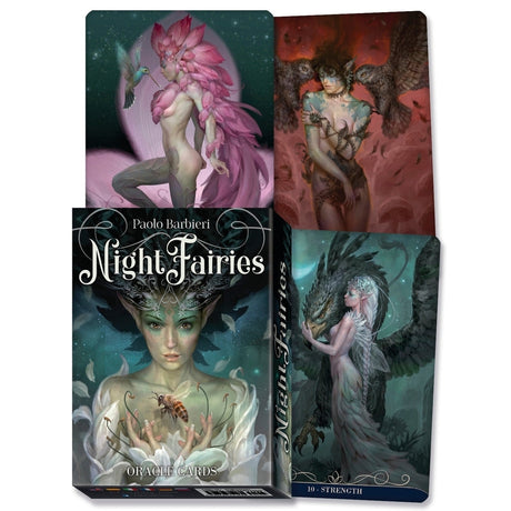 Barbieri Night Fairies Oracle Cards by Paolo Barbieri, Rachel Paul - Magick Magick.com