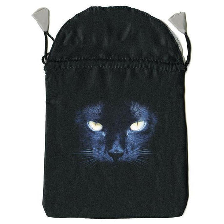Black Cat Satin Tarot Bag by Lo Scarabeo - Magick Magick.com