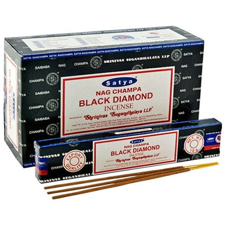 Black Diamond Satya Incense Sticks 15 gram - Magick Magick.com