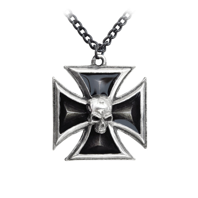 Black Knight's Cross Pendant - Magick Magick.com