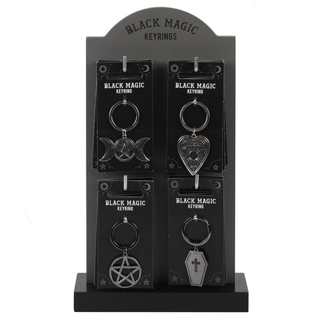 Black Magic Keyrings Display (24 Piece) - Magick Magick.com