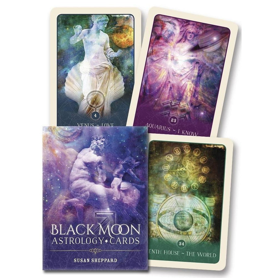 Black Moon Astrology Cards by Susan Sheppard, Jane Marin - Magick Magick.com