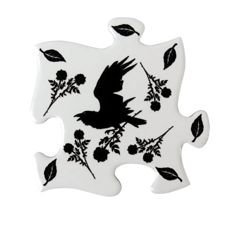 Black Raven & Rose Coaster Set - Magick Magick.com