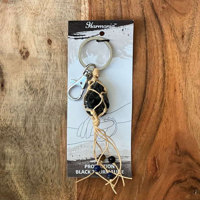 Black Tourmaline Protection Key Chain - Magick Magick.com