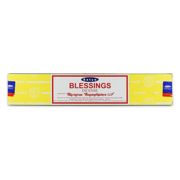 Blessings Satya Incense Sticks 15 gram - Magick Magick.com