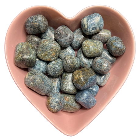 Blue Green Kyanite Tumbled Stone Natural Gemstone - One Stone - Magick Magick.com