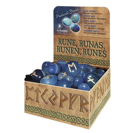 Blue Quartz Rune Set by Lo Scarabeo - Magick Magick.com