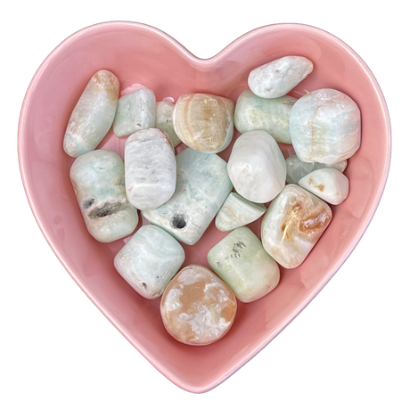 Caribbean Calcite Tumbled Stone Natural Gemstone - One Stone - Magick Magick.com