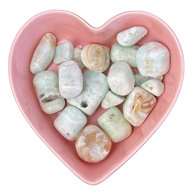 Caribbean Calcite Tumbled Stone Natural Gemstone - One Stone - Magick Magick.com