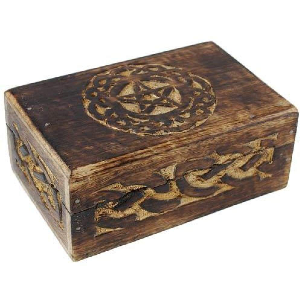 Celtic Circle Pentagram Box - Magick Magick.com