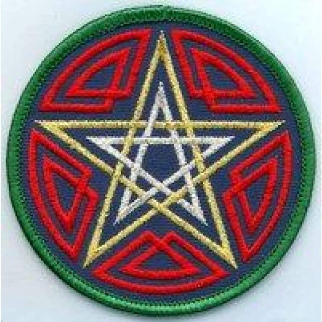 Celtic Pentagram Patch 3" - Magick Magick.com