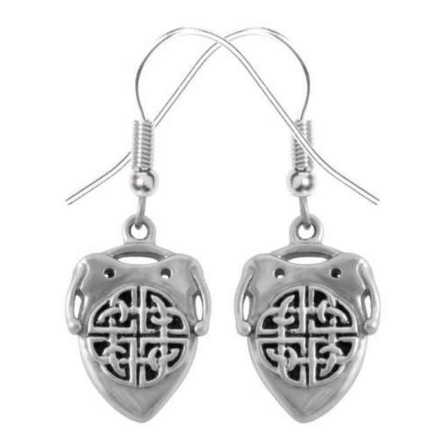 Celtic Shield Stainless Steel Earrings - Magick Magick.com