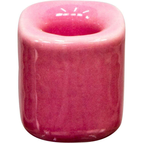 Ceramic Chime Candle Holder - Pink - Magick Magick.com
