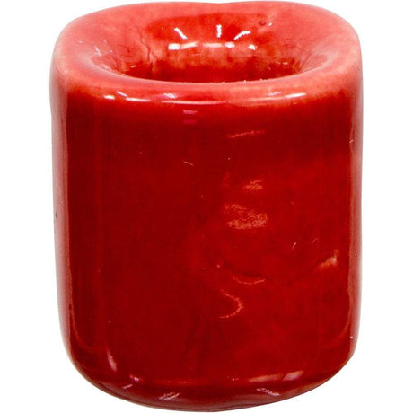 Ceramic Chime Candle Holder - Red - Magick Magick.com