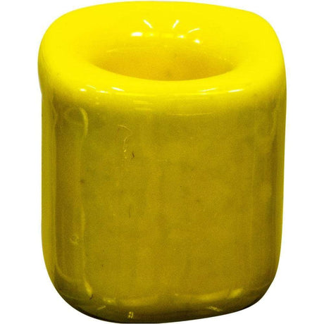 Ceramic Chime Candle Holder - Yellow - Magick Magick.com