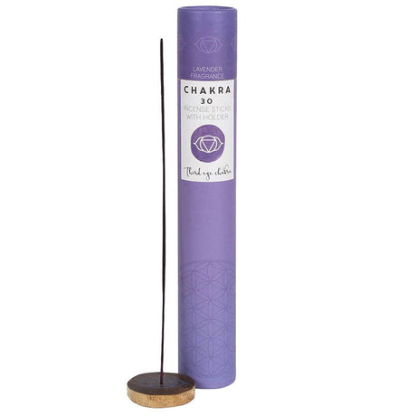 Chakra Incense Sticks with Holder - Third Eye - Lavender (30 Sticks) - Magick Magick.com