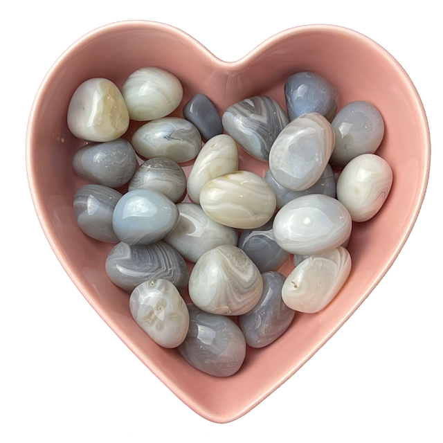 Chalcedony Tumbled Stone Natural Gemstone - One Stone - Magick Magick.com