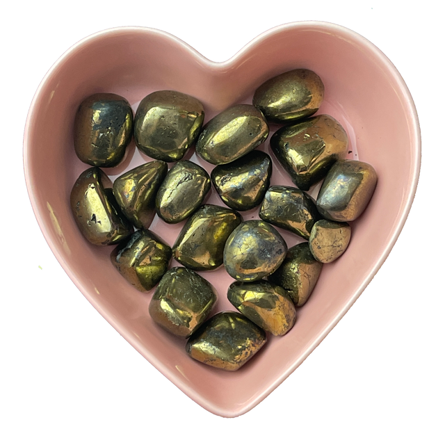 Chalcopyrite (Peacock Ore) Tumbled Stone Natural Gemstone - One Stone - Magick Magick.com