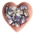 Chevron Amethyst Tumbled Stone Natural Gemstone - One Stone - Magick Magick.com