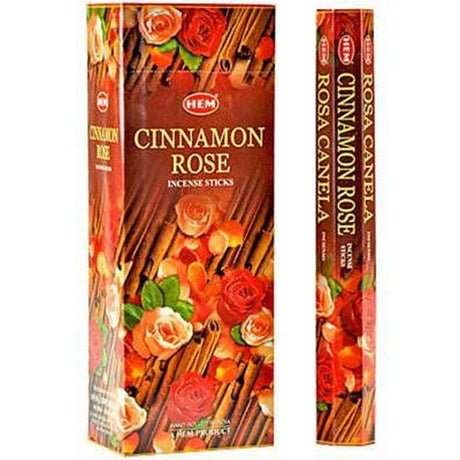 Cinnamon Rose HEM Incense Stick 20 Pack - Magick Magick.com