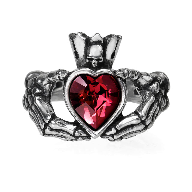 Claddagh By Night Ring - Size 7 - Magick Magick.com