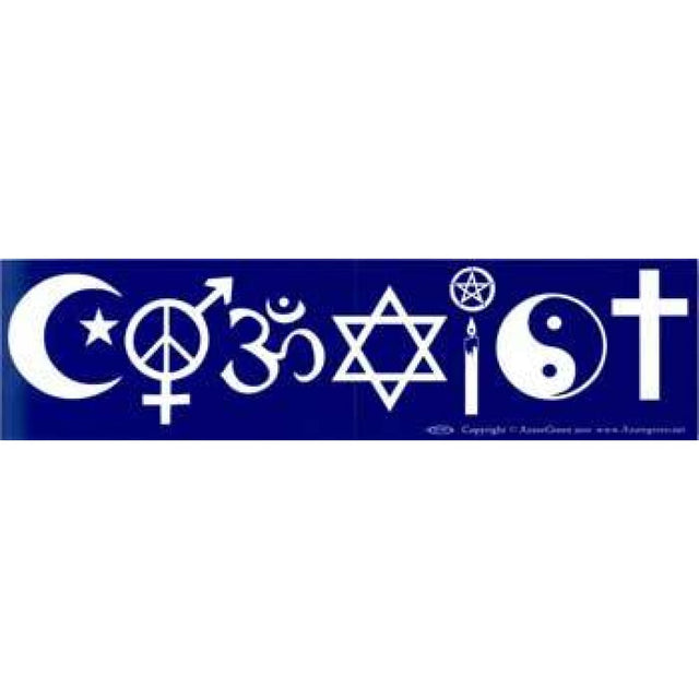 Coexist Bumper Sticker - Magick Magick.com