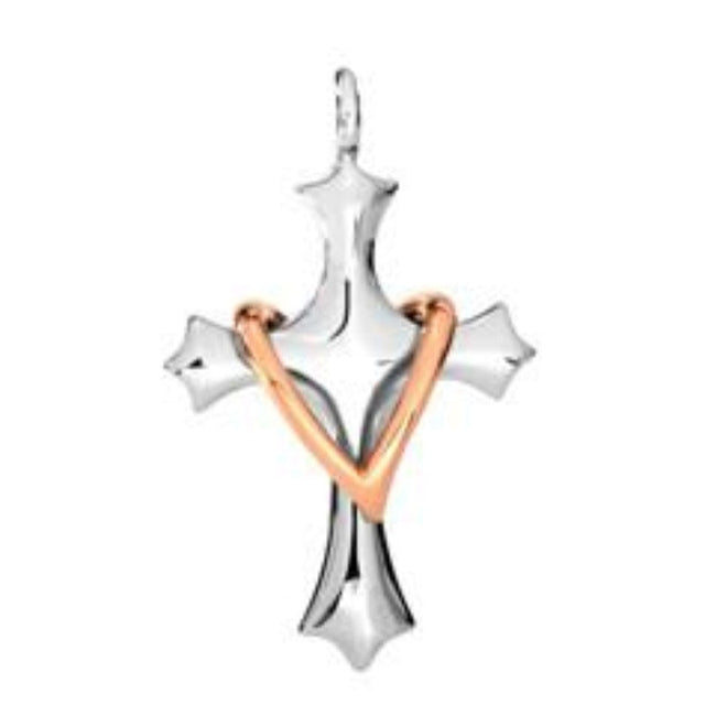 Cross My Heart Stainless Steel Pendant - Magick Magick.com