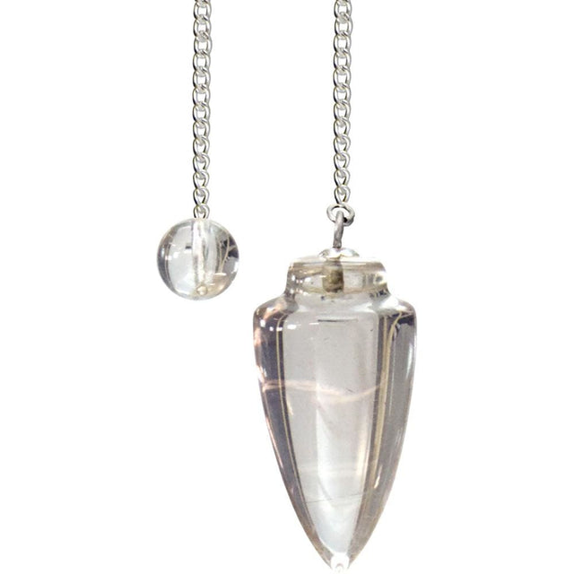 Curved Pendulum - Clear Quartz - Magick Magick.com