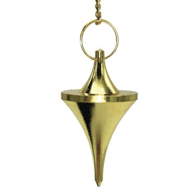 Deluxe Gold Cone Pendulum by Lo Scarabeo - Magick Magick.com
