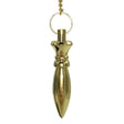 Deluxe Gold Pointed Pendulum by Lo Scarabeo - Magick Magick.com