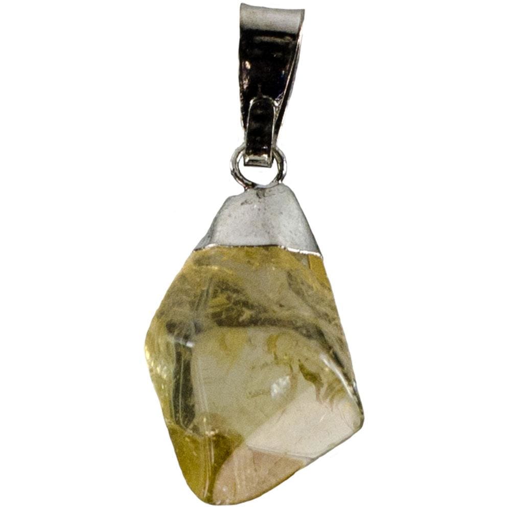 Diamond Shape Stone Pendant - Citrine - Magick Magick.com