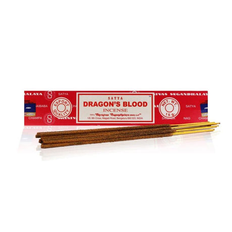 Dragon's Blood Satya Incense Sticks 15 gram - Magick Magick.com
