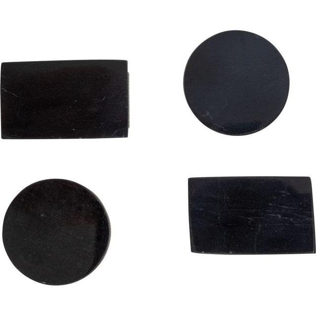 EMF Cell Phone Protection Disc & Plate - Black Tourmaline (Set of 4) - Magick Magick.com