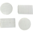 EMF Cell Phone Protection Disc & Plate - Selenite (Set of 4) - Magick Magick.com