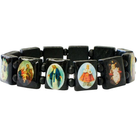 Elastic Wood Bracelet - Saints Patron - Magick Magick.com