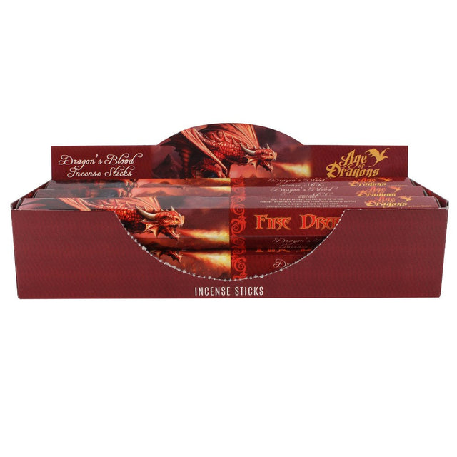 Elements Incense Sticks Display - Fire Dragon (6 Packs of 20 Sticks) - Magick Magick.com