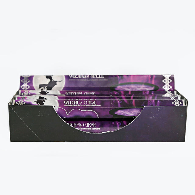 Elements Incense Sticks Display - Witches Curse (6 Packs of 20 Sticks) - Magick Magick.com