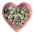 Epidote in Prehnite Tumbled Stone Natural Gemstone - One Stone - Magick Magick.com