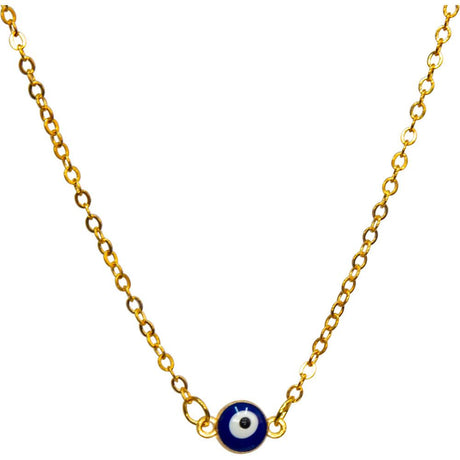 Evil Eye Protection Necklace - Mini Evil Eye - Gold - Magick Magick.com