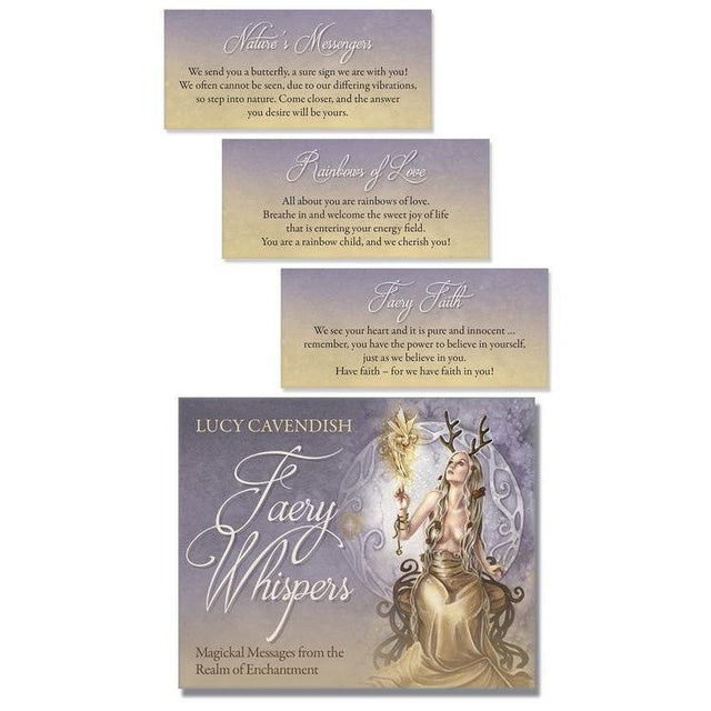 Faery Whispers Affirmation Deck by Lucy Cavendish - Magick Magick.com